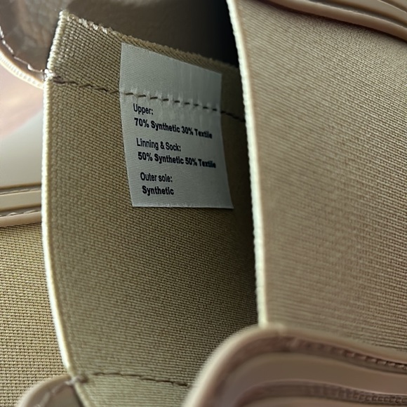 Igor | Round Toe Plain Beige Block Heels PVC Clothing Women’s Rain Boots - Picture 8 of 13